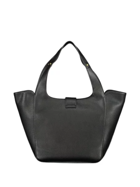 Geantă shopper Guess cu autograf negru