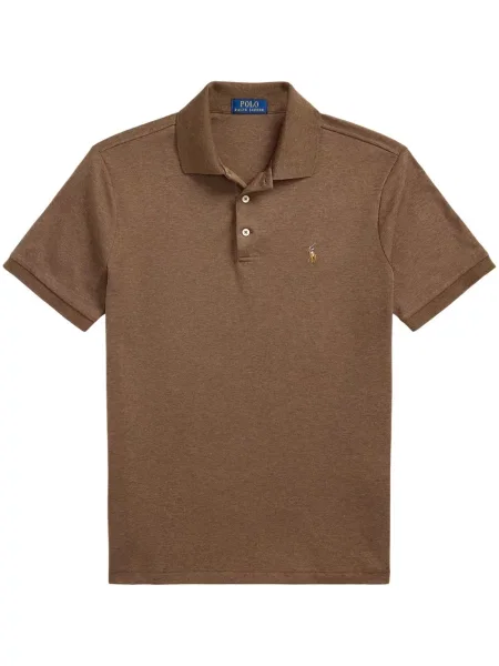 Slip de baie Polo Ralph Lauren cu broderie din piele de căprioară în carouri albastru