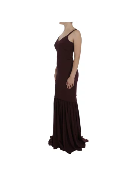 Sukienka maxi Dolce And Gabbana czerwona
