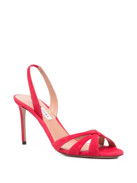 Sandale Aquazzura slingback roșu