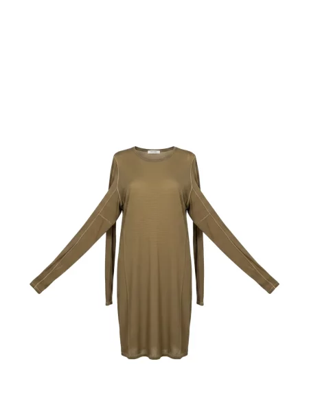 Lung rochie mini Uma Wang verde