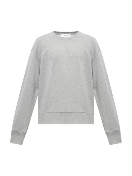 Bluza Alexander Mcqueen z logo szara