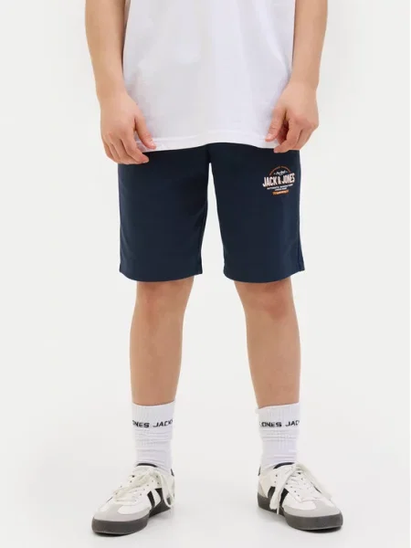 Jack & Jones Junior Αθλητικό σορτς Logo Σκούρο μπλε