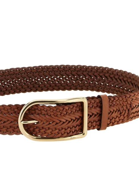 Cu centură cămașă Polo Ralph Lauren cu cataramă țesută roz