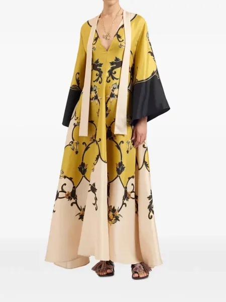 Rochie La Doublej galben