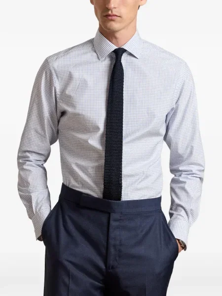 Keprová košile Ralph Lauren Purple Label bílá