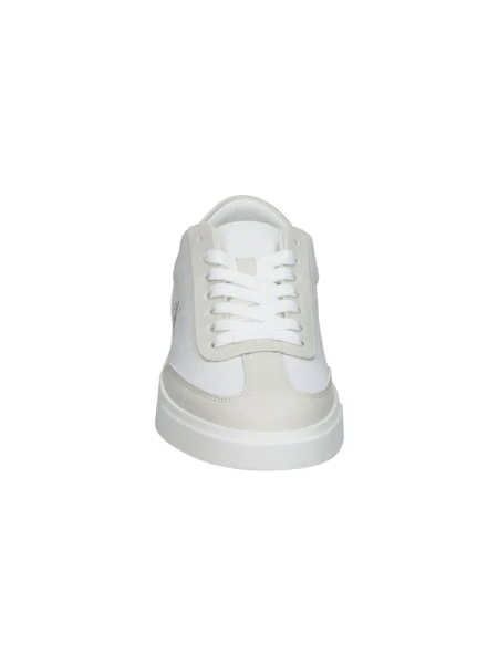 Calvin Klein Sneakersy Low Pro Cups Wt Canv Mg Biela béžová