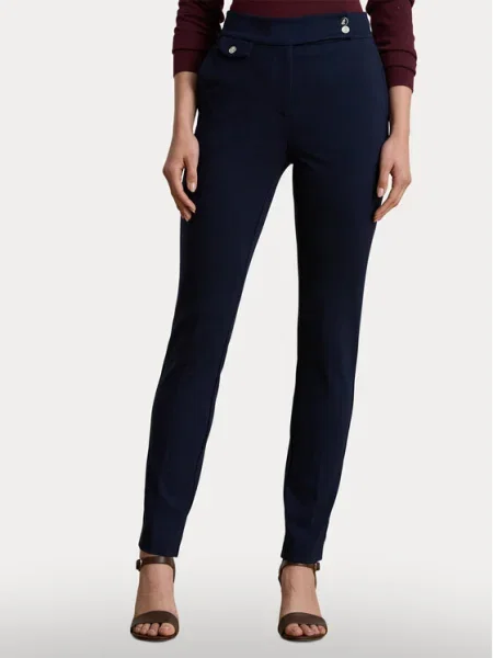 LAUREN RALPH LAUREN Pantaloni din Bleumarin Straight Fit