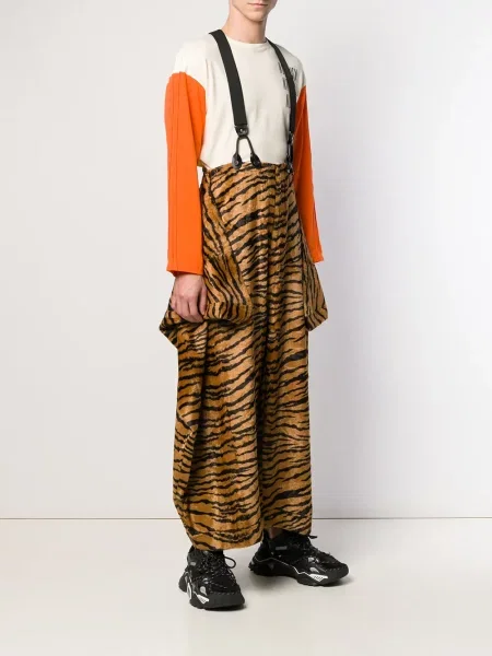 Kalhoty Jean Paul Gaultier Pre-owned hnědé