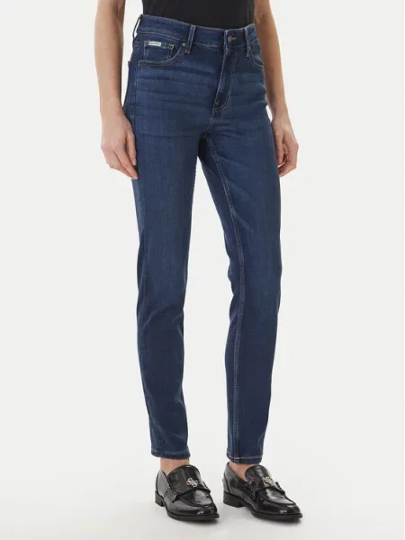 Guess Jeans Jeansy Skinny Fit niebieski