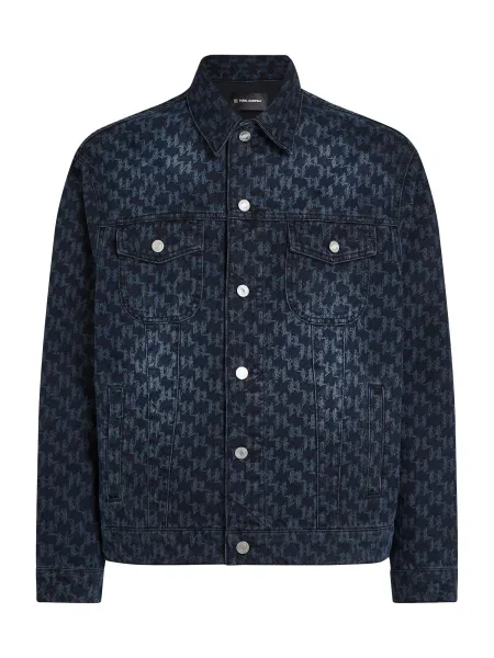 Karl Lagerfeld Geacă de primăvară-toamnă denim / închis albastru
