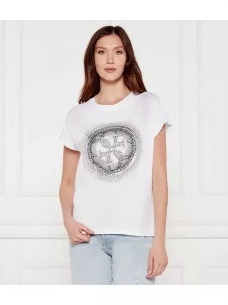 GUESS Tricou alb