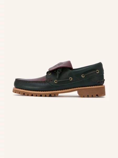 Timberland Lodní Mokasíny tmavě / tmavě hnědá zelená