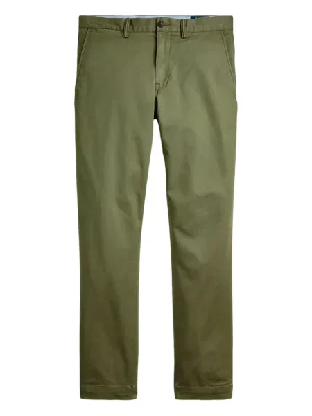 Pantaloni chino Polo Ralph Lauren din țesătură twill verde