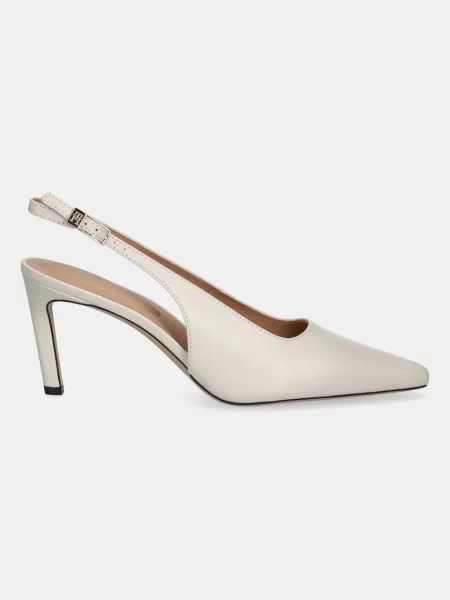 Sandali Tommy Hilfiger Squared Toe bež