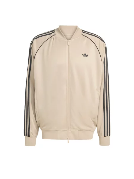 ADIDAS ORIGINALS Gornji dio trenirke SST ADICOLOR CLASSICS LOOSE TRACK bež crna