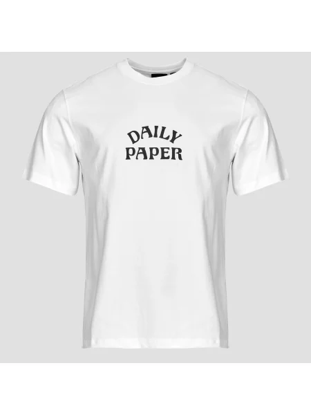 Majica Daily Paper s kratkimi rokavi bela