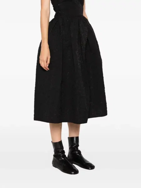 Fustă midi Cecilie Bahnsen negru