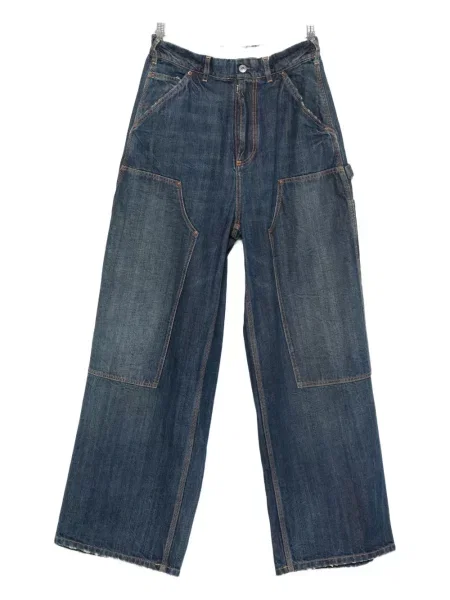 Pantaloni Maison Margiela albastru