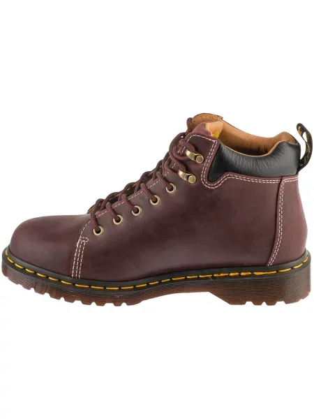 Členkové topánky Dr. Martens väzby hnedá