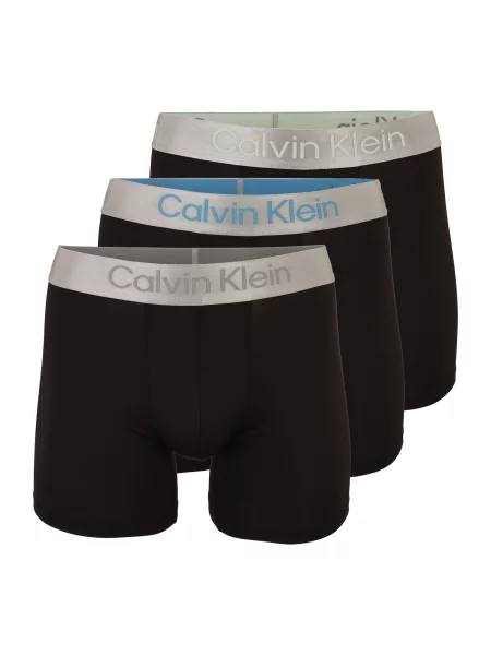 Calvin Klein Underwear Boksarice modra / srebrno-siva črna
