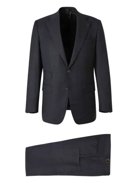 Costum Atelier Munro cu două rânduri de nasturi albastru