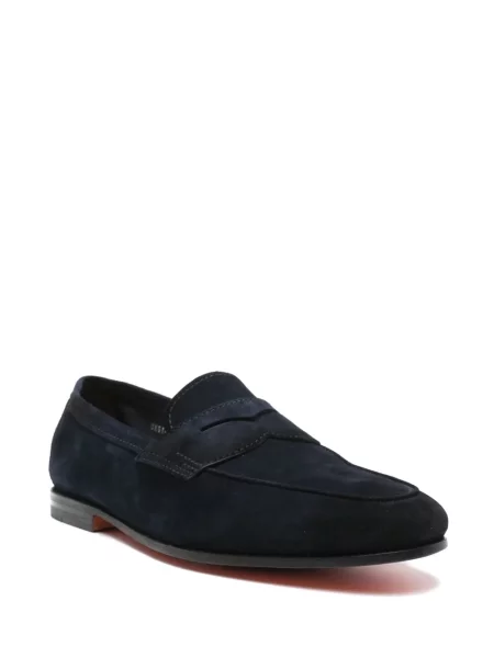 Pantofi loafer Santoni albastru