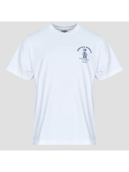 Tricou Service Works alb