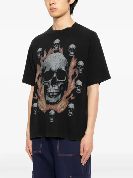 Tricou Warman cu imagine negru