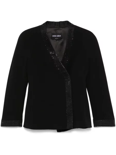 Geacă Giorgio Armani de cristal negru