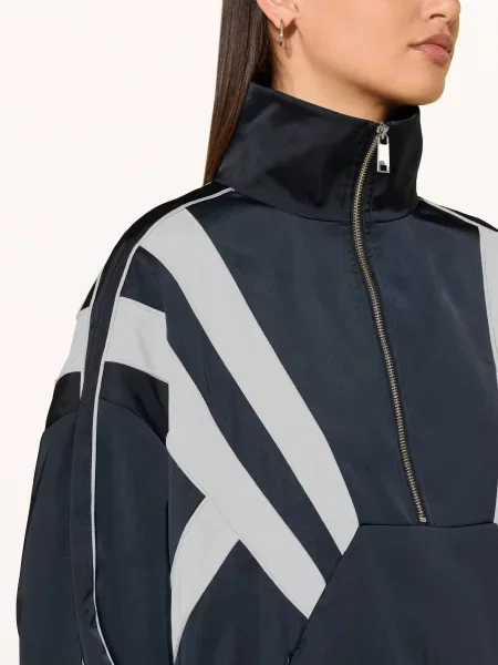 Gestuz Sweter Typu Troyer Gzbicca blau granatowy