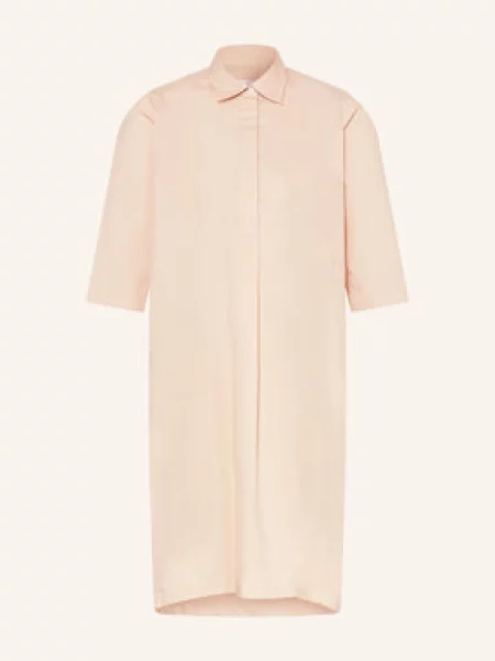 Rossana Diva Sukienka Koszulowa Z Rękawami beige beżowa