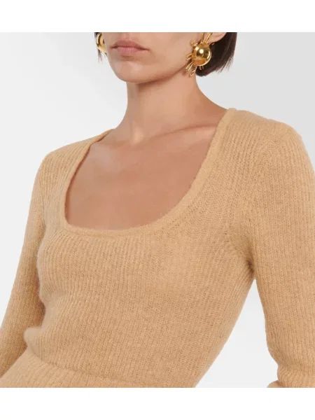 Pulover Jacquemus tricotate bej