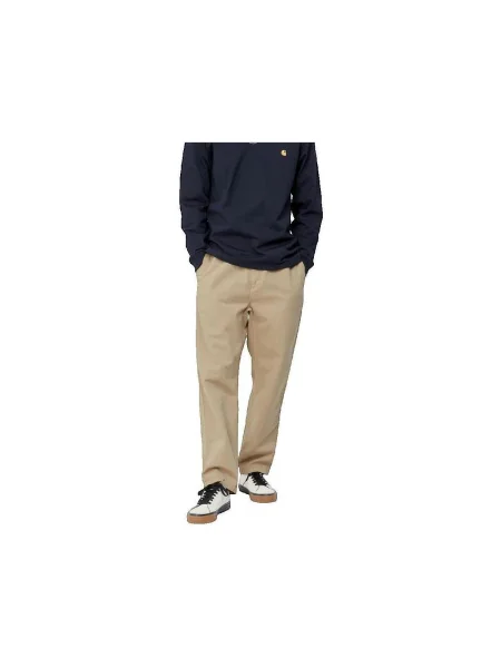 Nohavice Carhartt Wip béžová