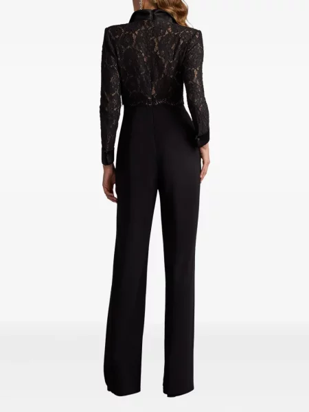 Гащеризон Tadashi Shoji с дантела черно
