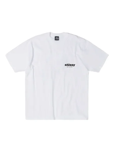 Tricou Stüssy cu imagine alb