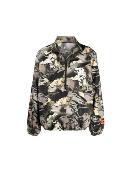 Kurtka Heron Preston w kamuflażu zielona