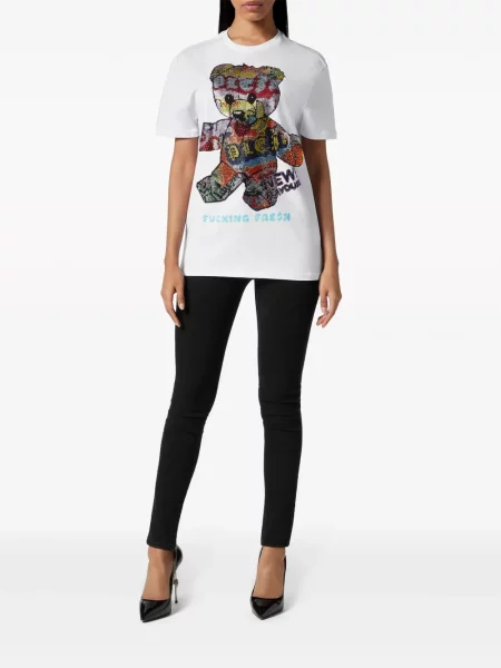 Marškinėliai Philipp Plein balta