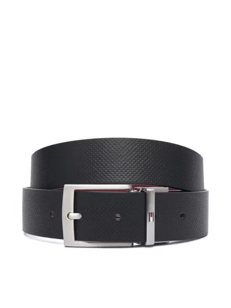Pasek Tommy Hilfiger czarny