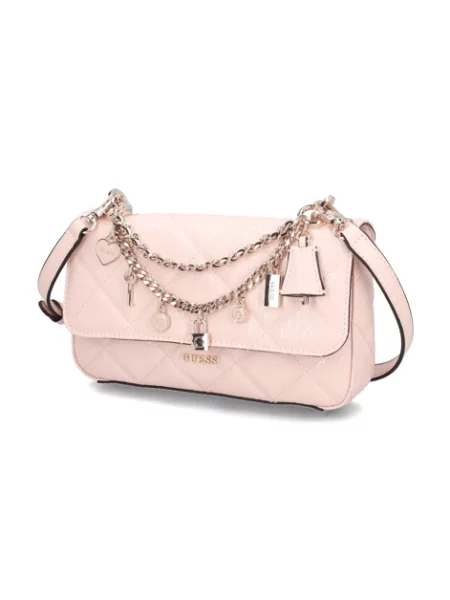 Crossbody kabelka Guess růžová