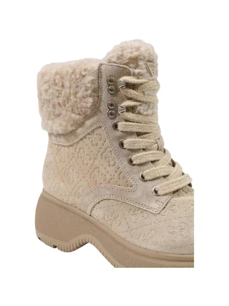Pantofi Guess din piele bej