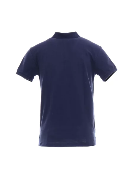 Koszulka polo o kroju slim fit z wyhaftowanym logo Polo Ralph Lauren niebieska