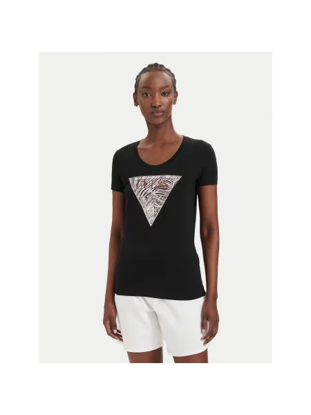 Guess T-shirt Regular Fit crna