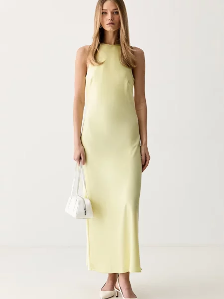 Gestuz rochie halter GZcerina galben