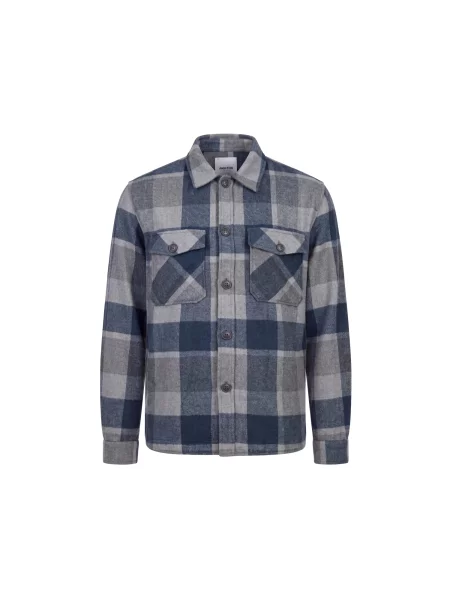 DAN FOX APPAREL Geacă de primăvară-toamnă Johann albastru gri