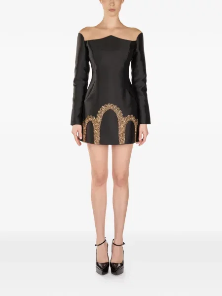 Rochie mini Araftu de costum negru