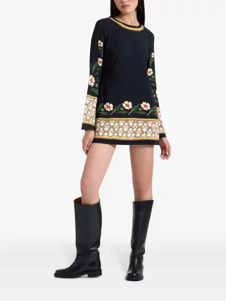 Rochie mini La Doublej de costum negru