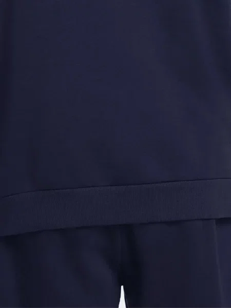 Pulover Under Armour din fleece albastru