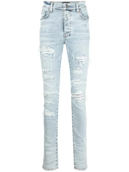 Blugi skinny Amiri zdrențuiți skinny fit albastru
