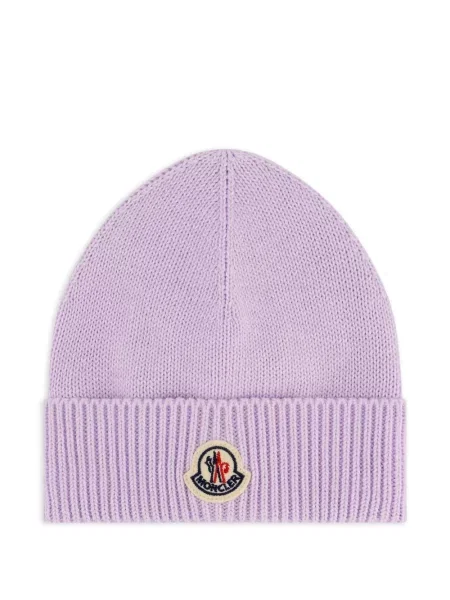 Czapka dziecięca Moncler Enfant fioletowa